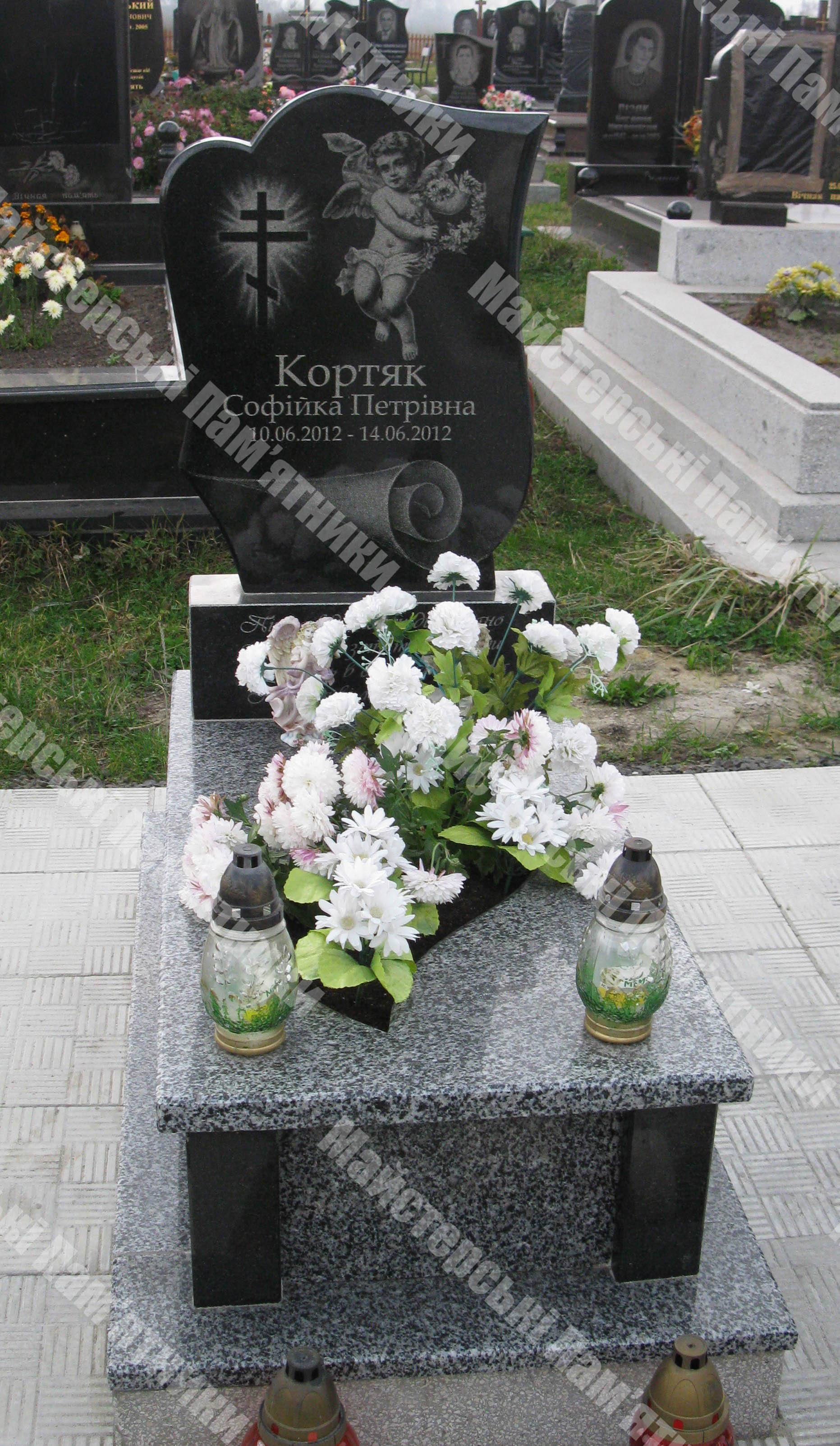 пам’ятник дитячий відкритий з покостовський граніту